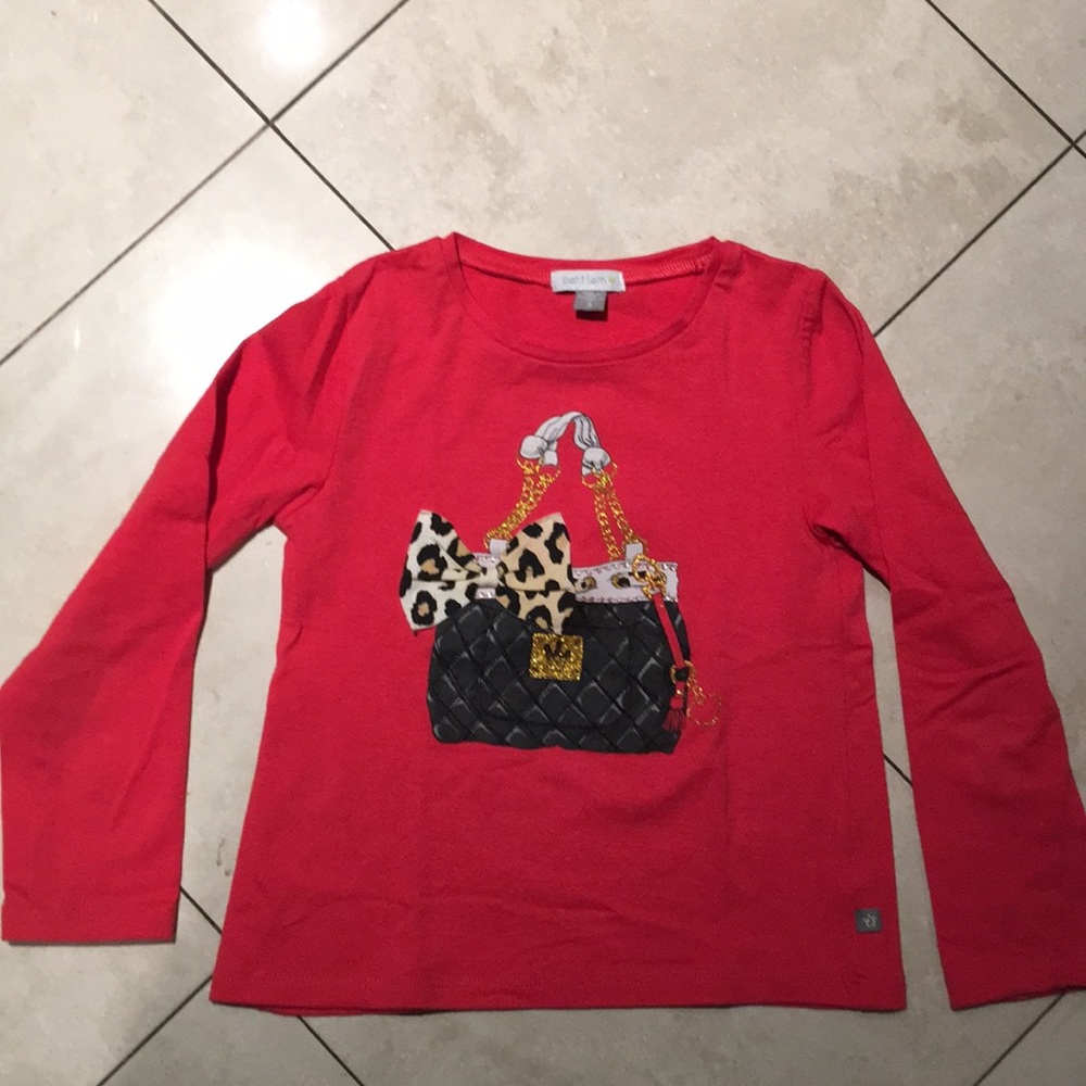 Long sleeve T-shirt girls 5, petit lem brand